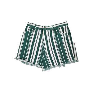 Vintage Bonjour Striped High Waisted Shorts Size 13/14 80's 90s Retro Streetwear